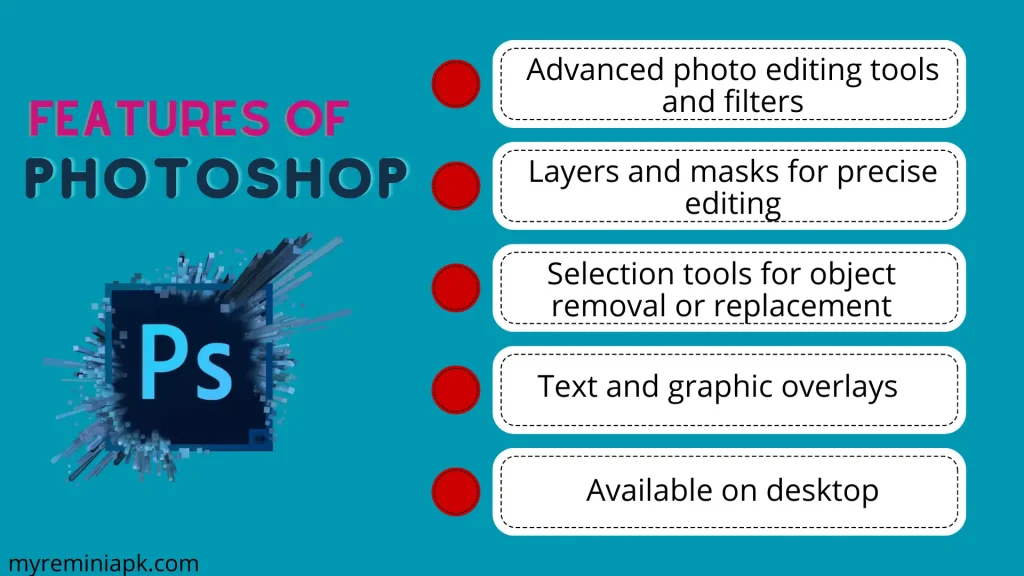 features of photoshop