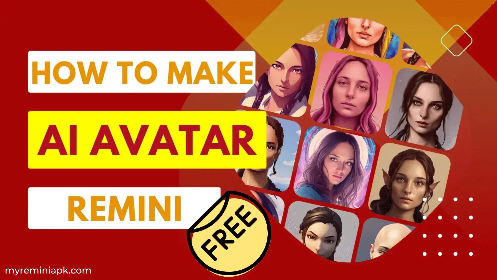 How to make a Free Ai Avatar in Remini?