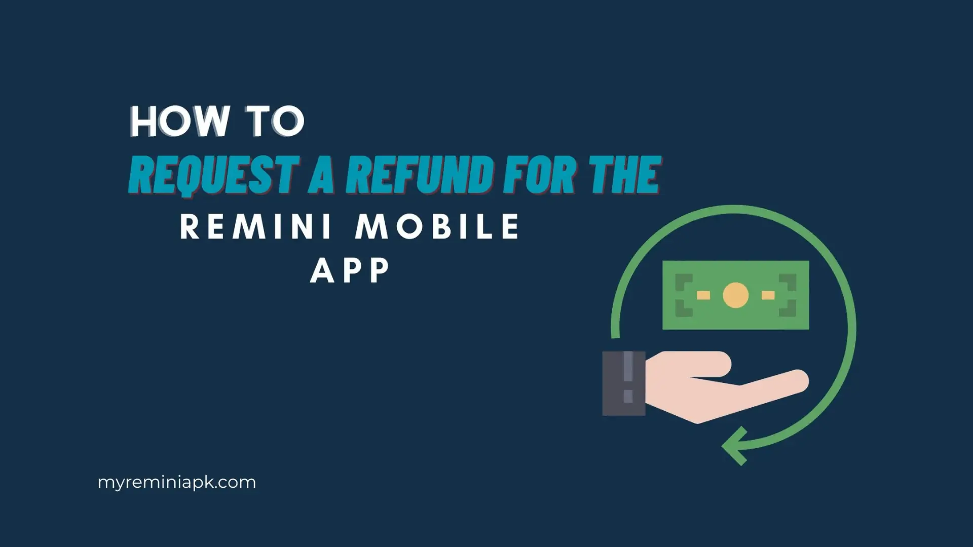How to request a refund for the Remini Mobile App?