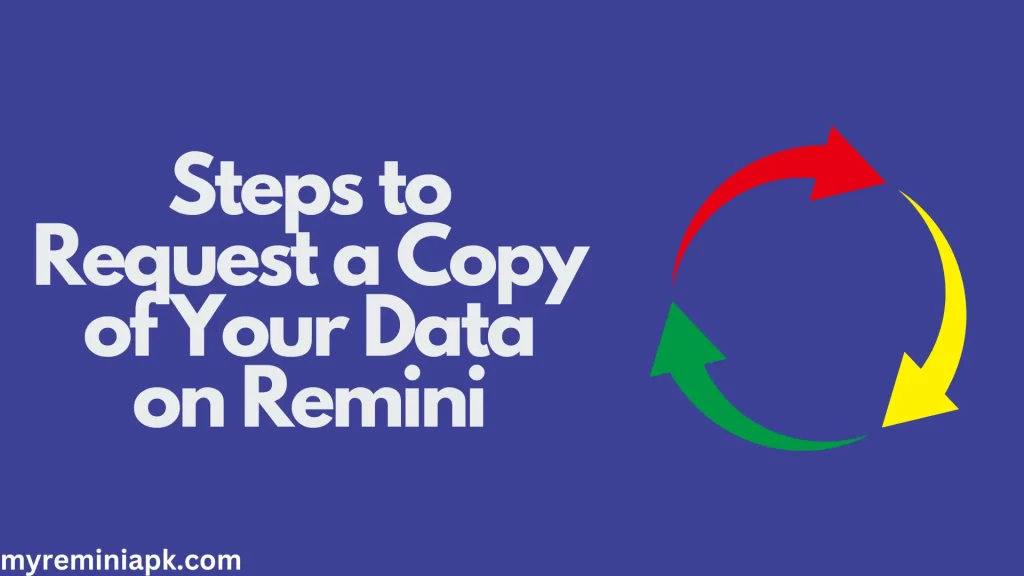 Steps to Request a Copy of Your Data on Remini