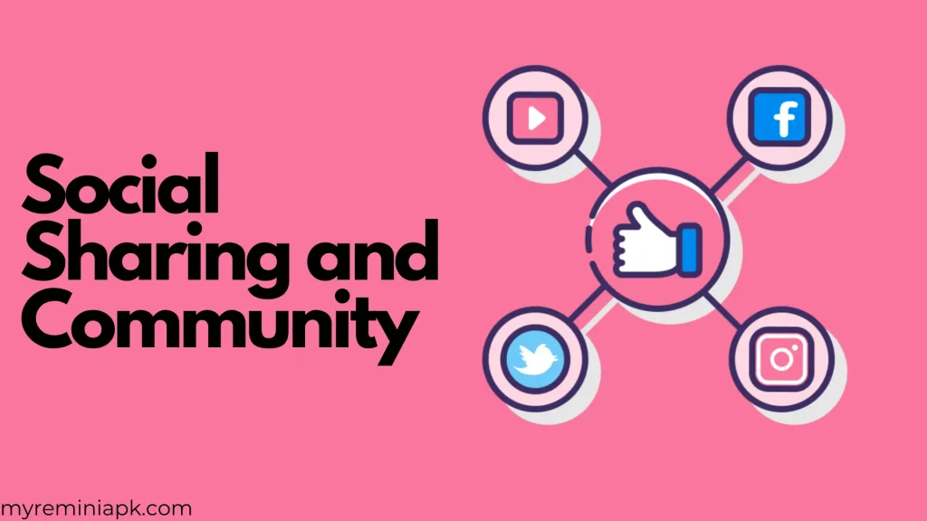 Social Sharing and Community